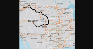 (Map Courtesy of BNSF)